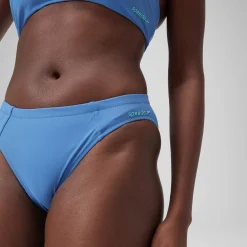 Women's Solid Classic Bikini Bottom Blue