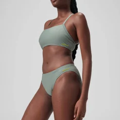 Women's Solid Classic Bikini Bottom Green