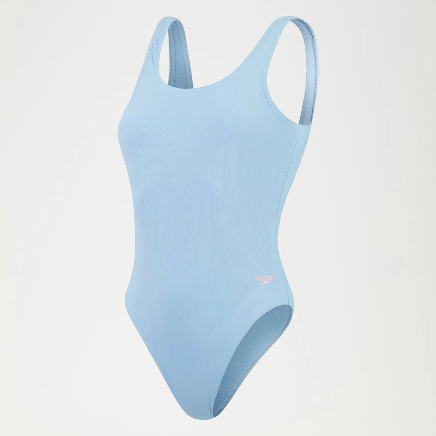 Women's Textured Deep U-Back Blue
