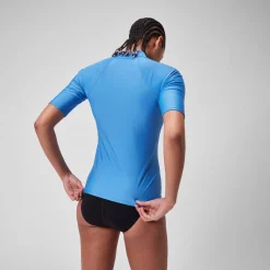 Women'sShort Sleeve Rash Top Blue
